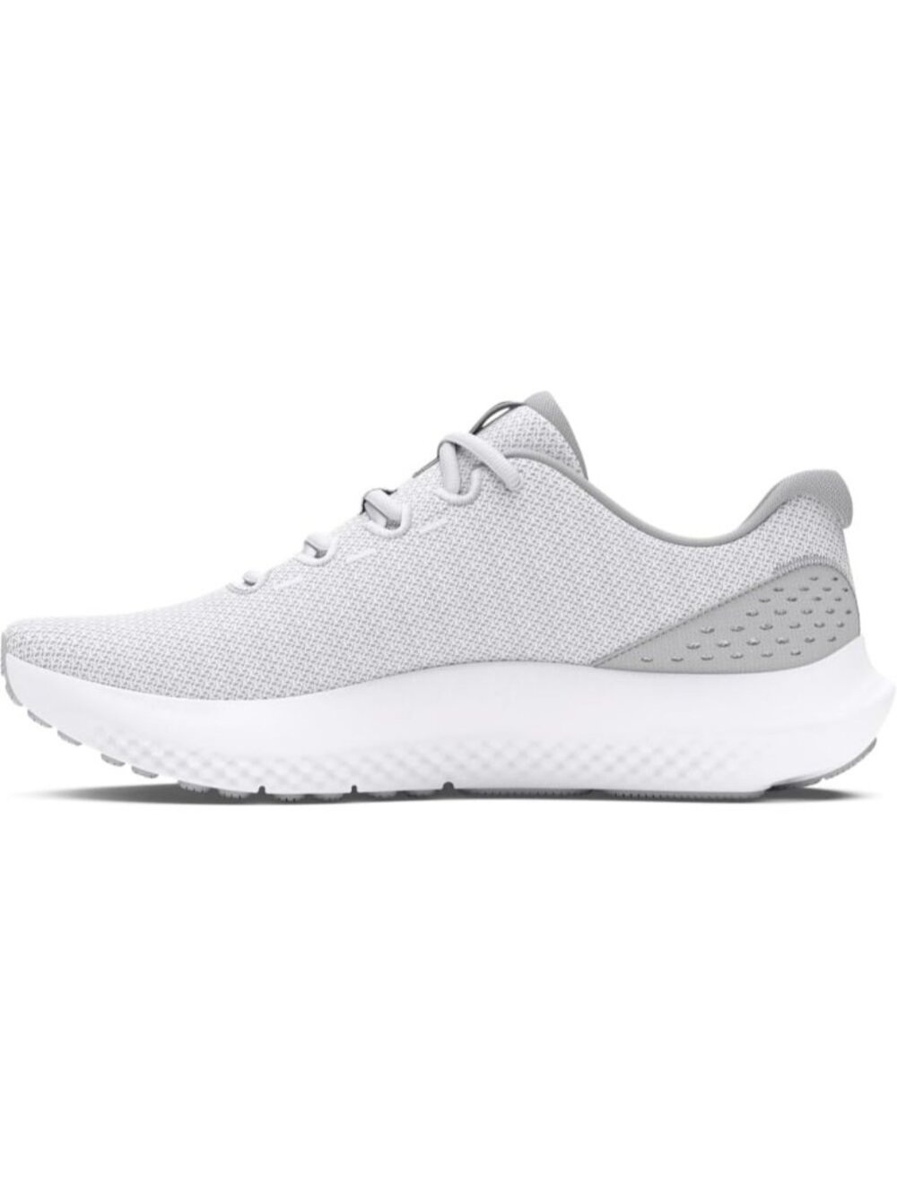 Men's White Running Breathable No Heel Closed Toe Charged Surge Sneaker